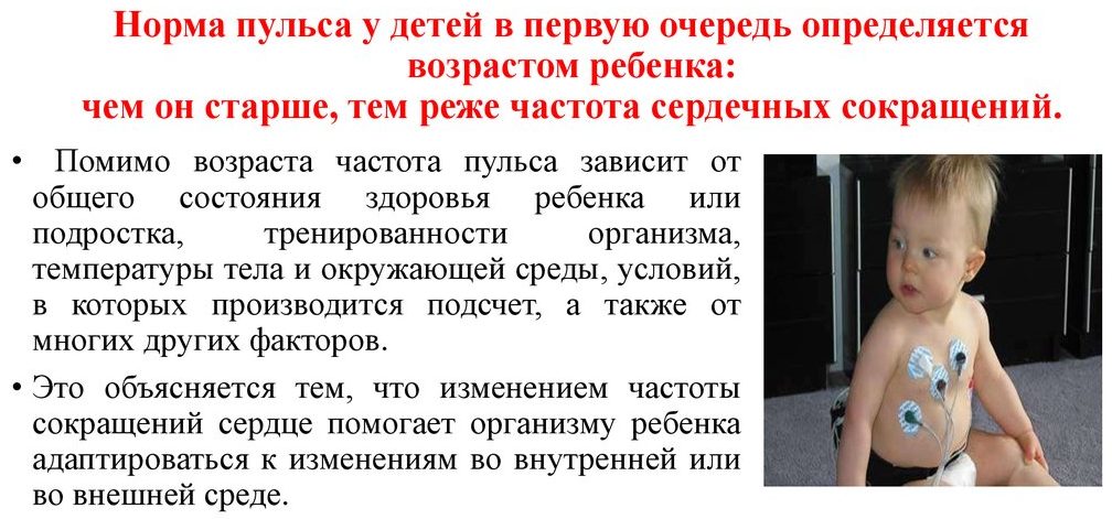 Пульс у дитини: фактори впливу на ЧСС і норми за віком
