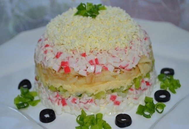 Салат Ніжність з куркою – класичні рецепти31