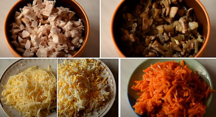 8 класичних рецептів салату з копченою куркою та корейською морквою: найсмачніші