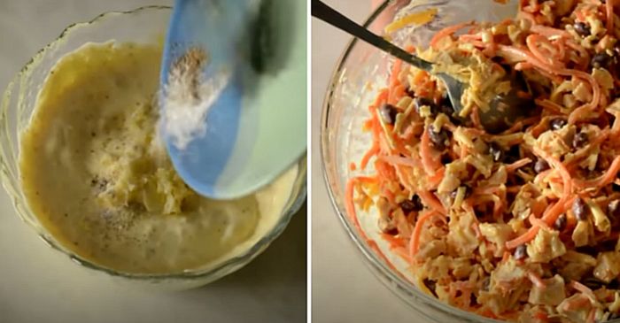 8 класичних рецептів салату з копченою куркою та корейською морквою: найсмачніші