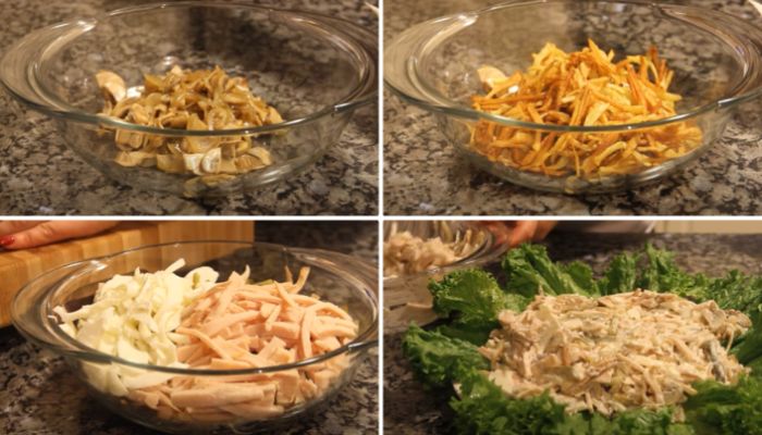 7 моїх улюблених покрокових рецептів салату Гніздо Глухаря на будь-який смак