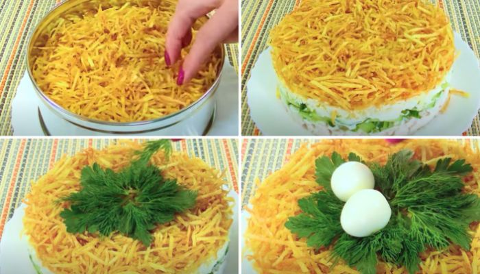 7 моїх улюблених покрокових рецептів салату Гніздо Глухаря на будь-який смак