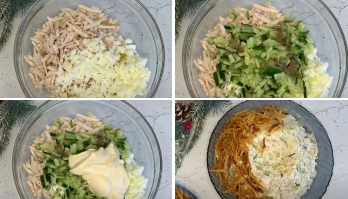 7 моїх улюблених покрокових рецептів салату Гніздо Глухаря на будь-який смак