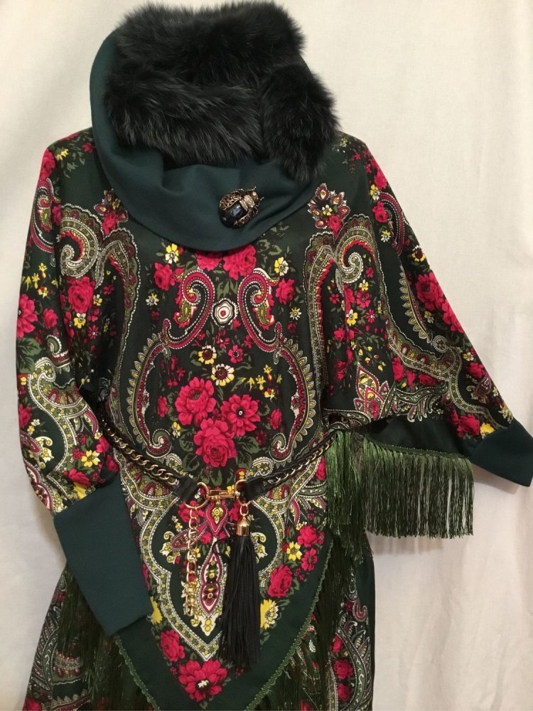 Павлопосадська хустка Сибірська красуня
