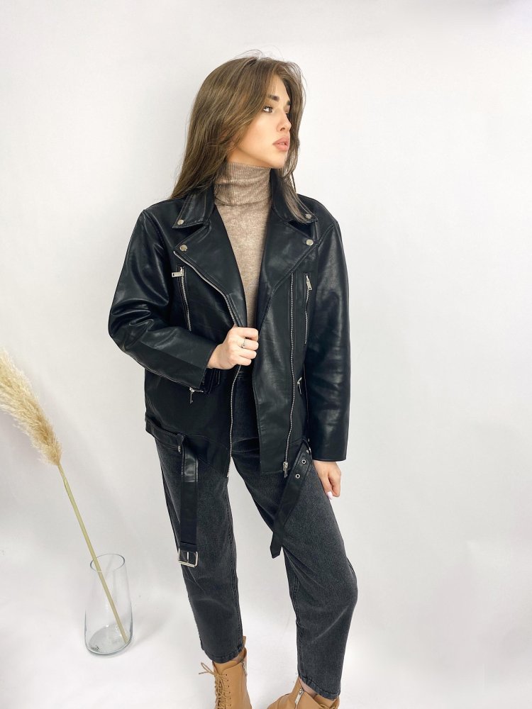 Karl Lagerfeld Faux fur Biker Jacket