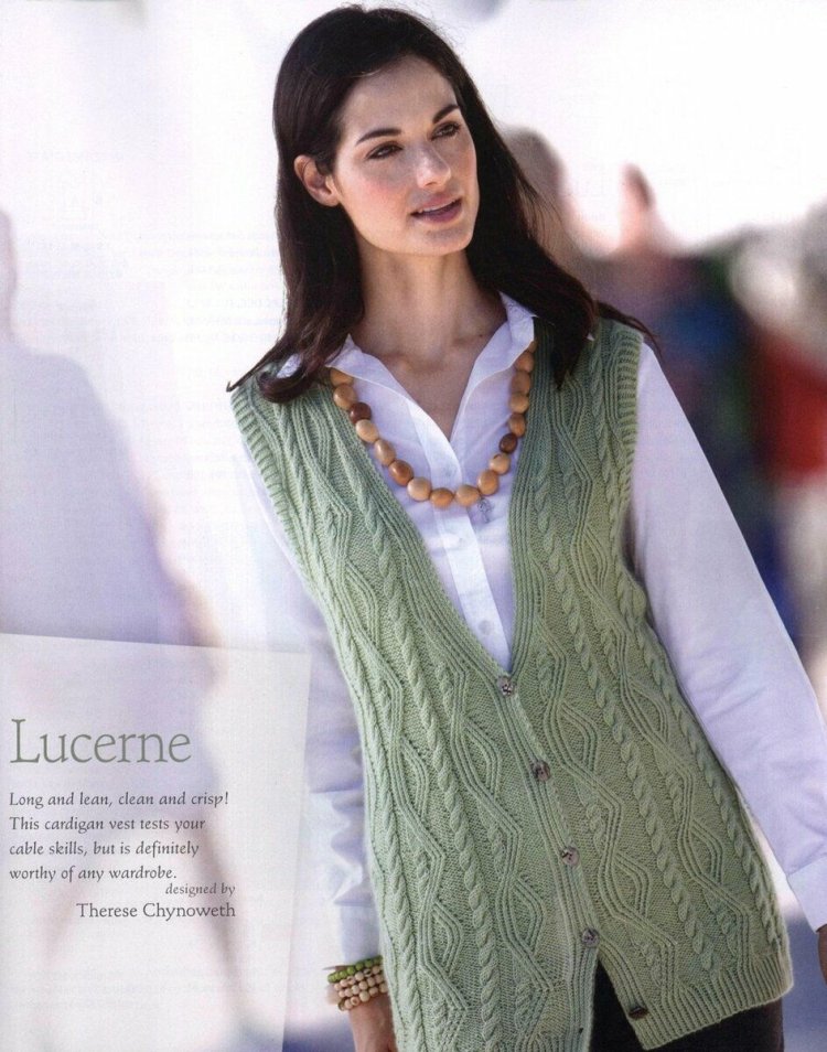 Vogue Knitting жилет