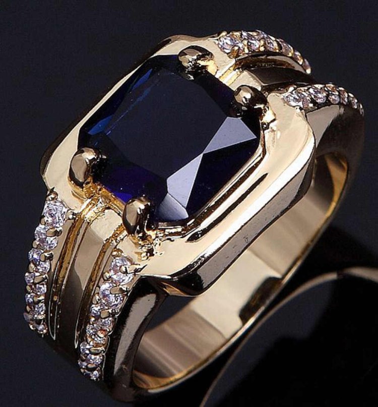 Перстень Sapphire Ring for men