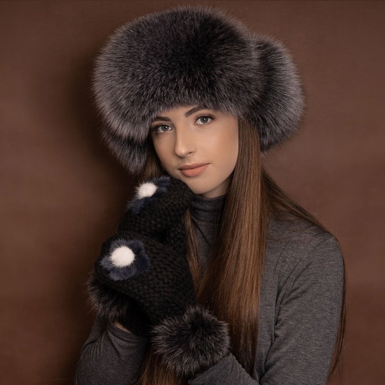 Шапка вушанка жіноча хутряна