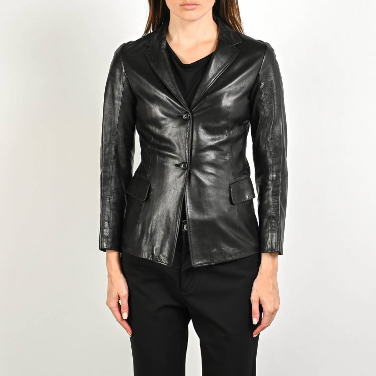 Jil Sander шкіряна куртка