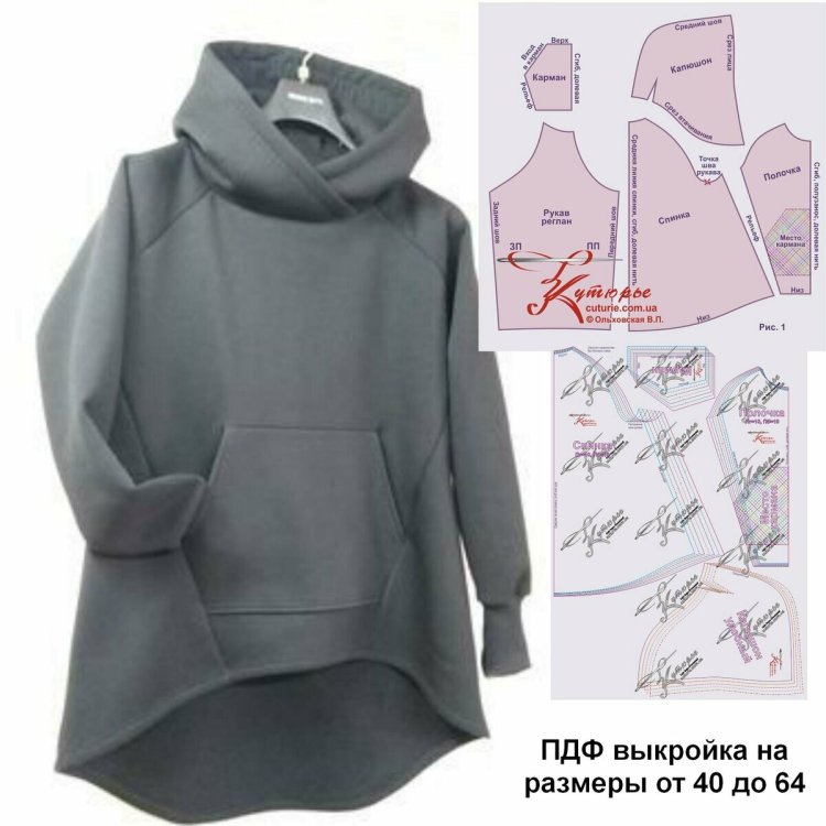 Шиємо худи з капюшоном