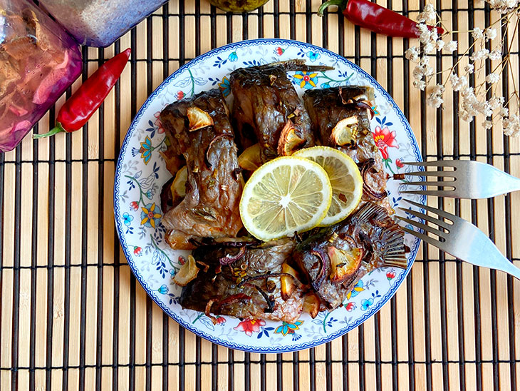 Короп шматочками в духовці - смачний та швидкий рецепт