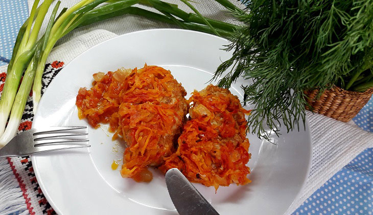 Ліниві голубці з індичкою - соковиті та ніжні