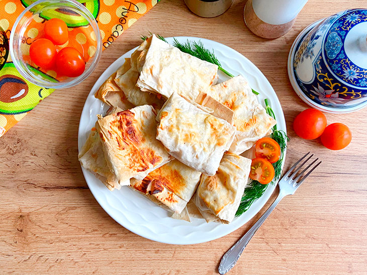 Горбуша, запечена в лаваші - просто, смачно та оригінально