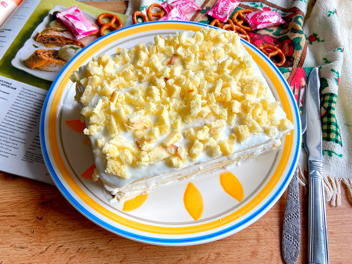 Ніжний торт «Молочна дівчинка» - швидко, просто та смачно