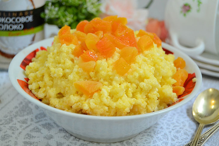 Пшоняна каша на кокосовому молоці - виходить дуже смачно