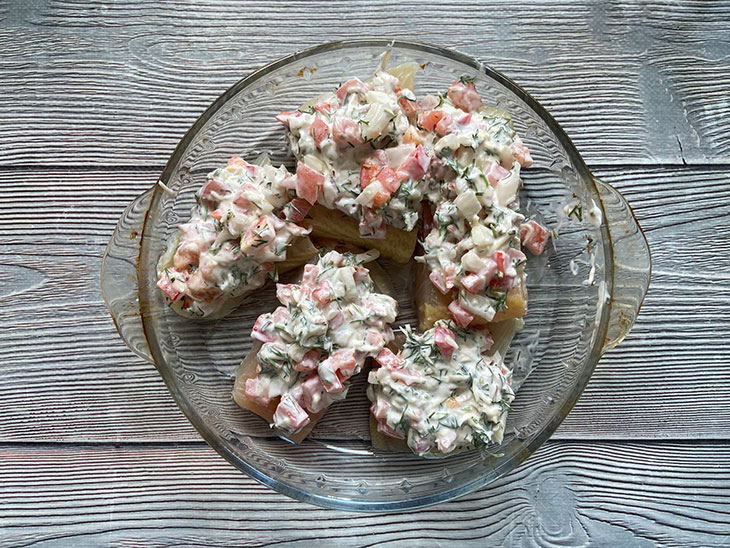 Пангасіус під шубою - проста, швидка та смачна страва