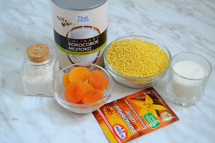 Пшоняна каша на кокосовому молоці - виходить дуже смачно