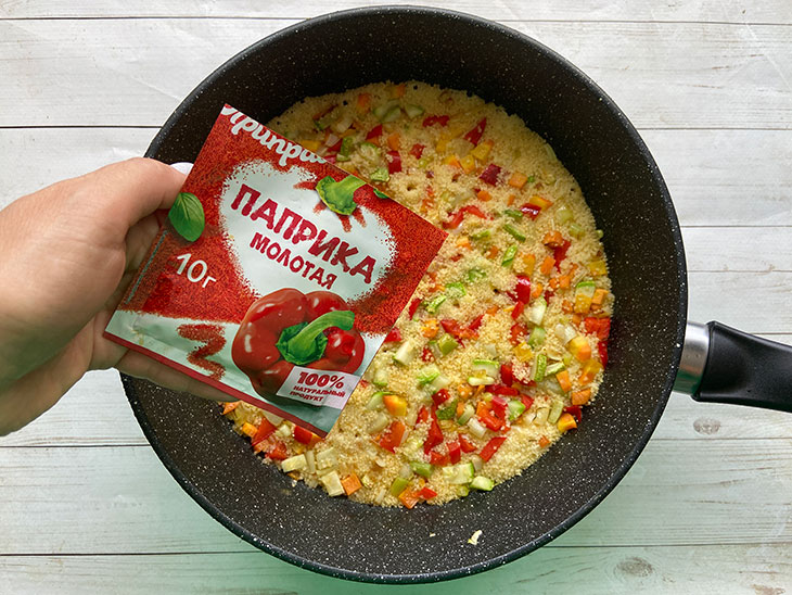 Кускус з овочами та соєвим соусом - смачно, корисно та оригінально