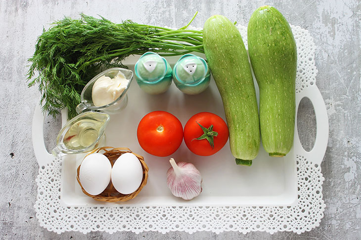 Закуска з кабачків з помідорами - соковита, смачна та пікантна