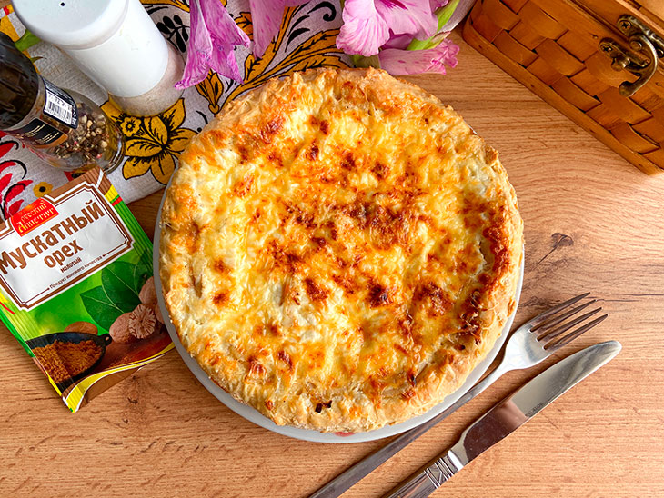 Цибульний пиріг класичний: рецепт з фото покроково
