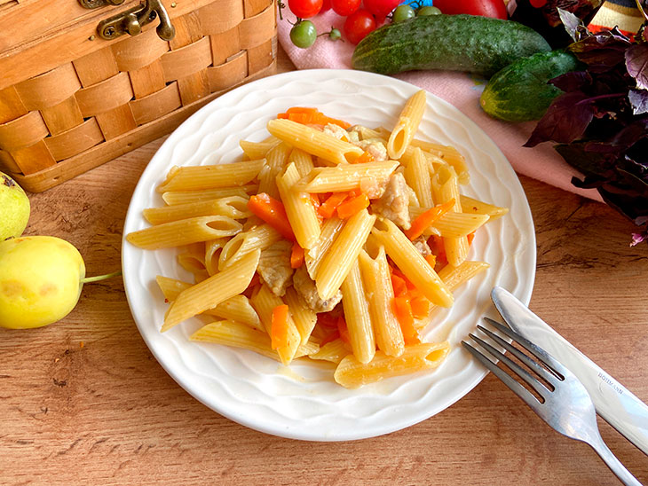 Плов з макаронів з м'ясом: рецепт з фото покроково