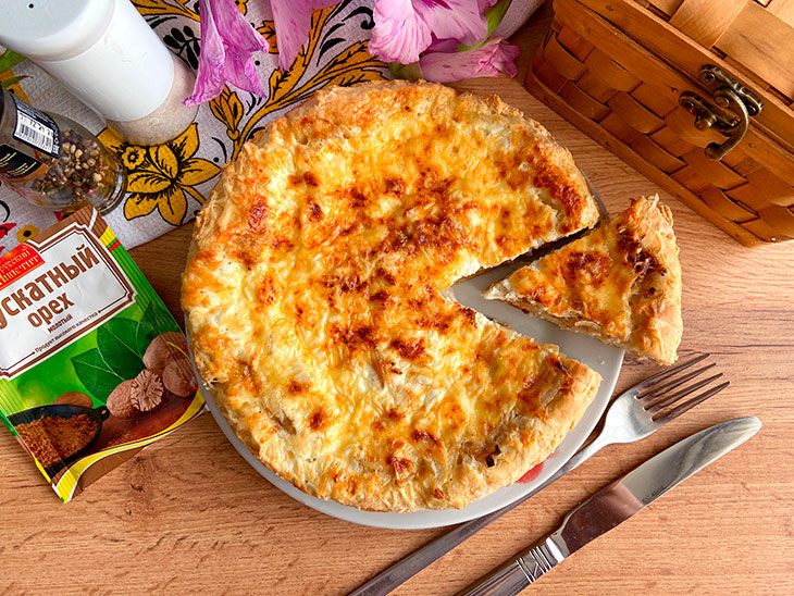Цибульний пиріг класичний: рецепт з фото покроково