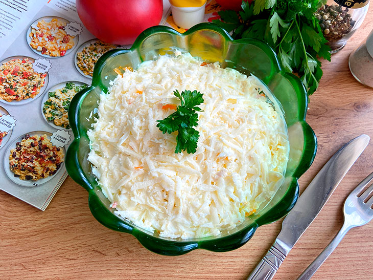 Салат «Чоловічий примха» з ковбасою: рецепт з фото покроково