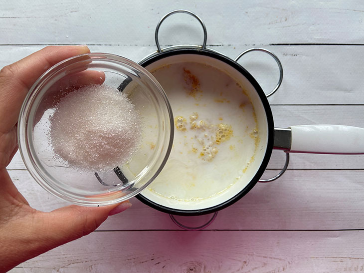 Рисова каша з гарбузом на молоці та воді: покроково