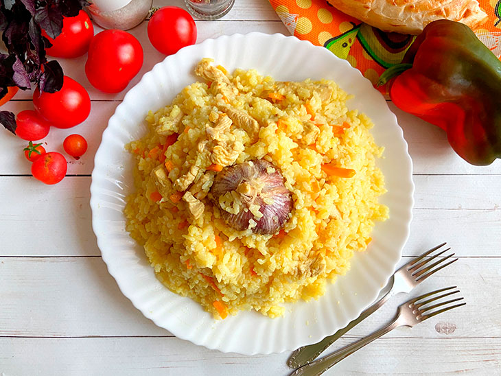 Плов з курячою грудкою: рецепт з фото покроково
