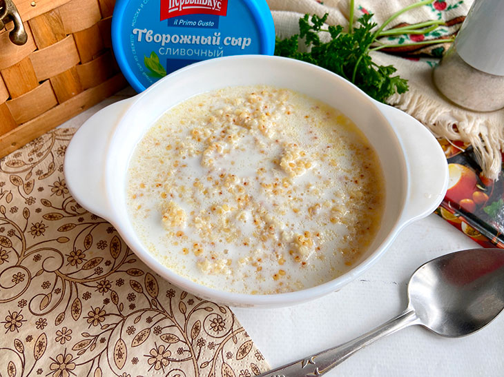 Молочний суп з пшоном: рецепт з фото покроково