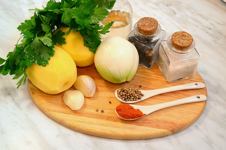 Корейський картопляний салат «Камдича»: рецепт з фото покроково