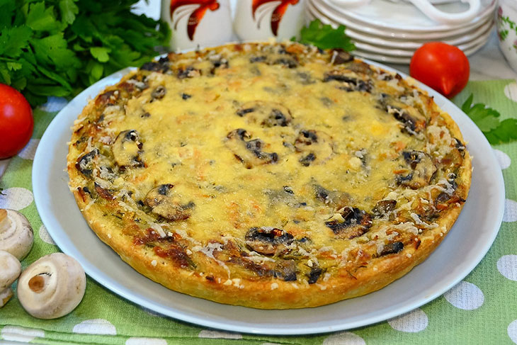 Грибний тарт: рецепт з фото покроково