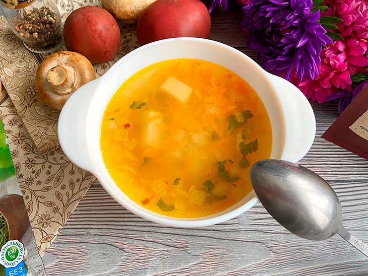 Пшоняний суп з куркою: рецепт з фото покроково