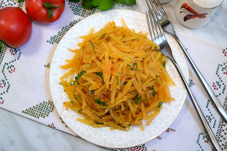 Корейський картопляний салат «Камдича»: рецепт з фото покроково