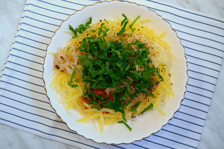 Корейський картопляний салат «Камдича»: рецепт з фото покроково