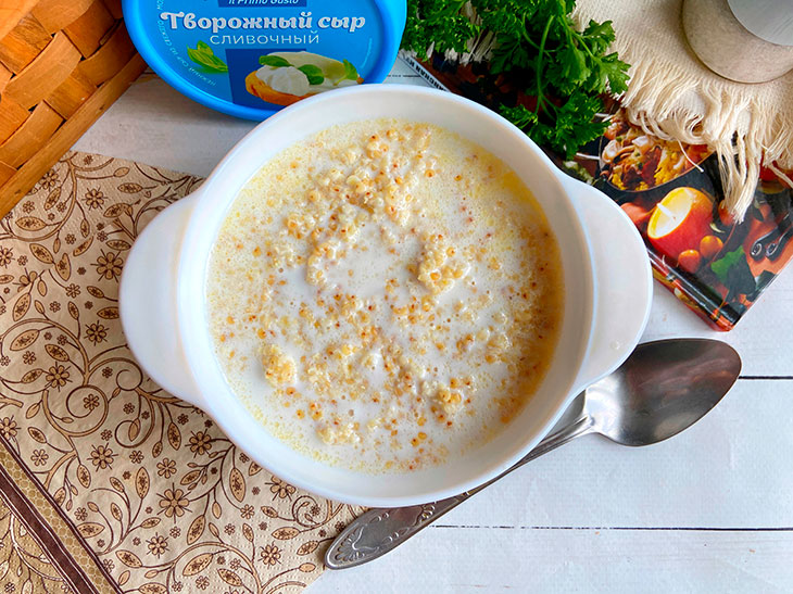 Молочний суп з пшоном: рецепт з фото покроково