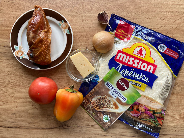 Кесадія з куркою: рецепт з фото покроково