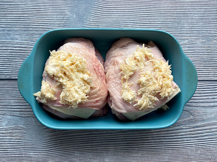 Сирно-часникова курка: покроково