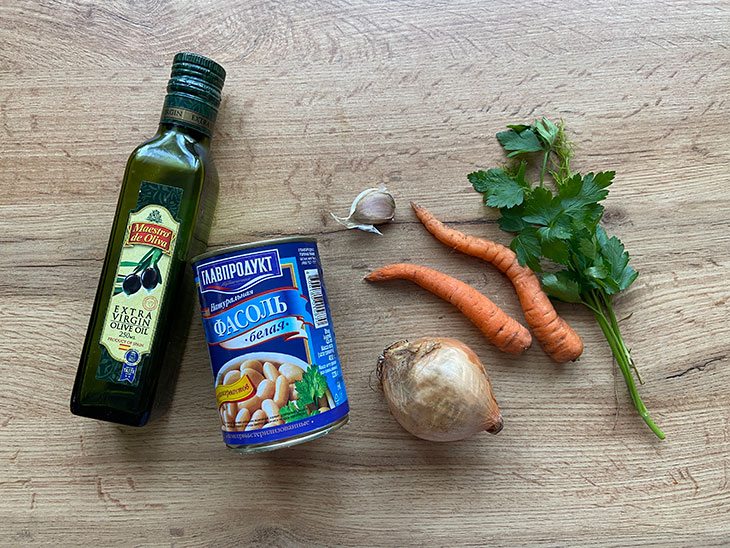 Салат із квасолі з морквою та цибулею: рецепт з фото покроково