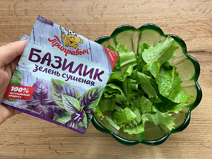 Теплий салат з м'ясними кульками: покроково