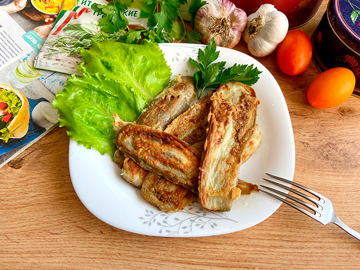 Шніцель з баклажанів: рецепт з фото покроково